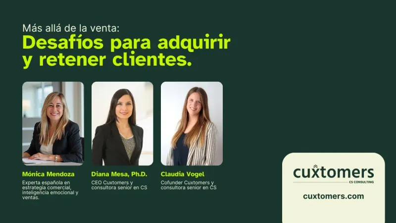 Más allá de la venta: Desafíos para adquirir y retener clientes